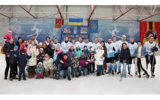 КРИСТАЛБАНК разом з дітлахами спортивного проекту Kids Autism Games підтримали хокейну команду «Чайка»